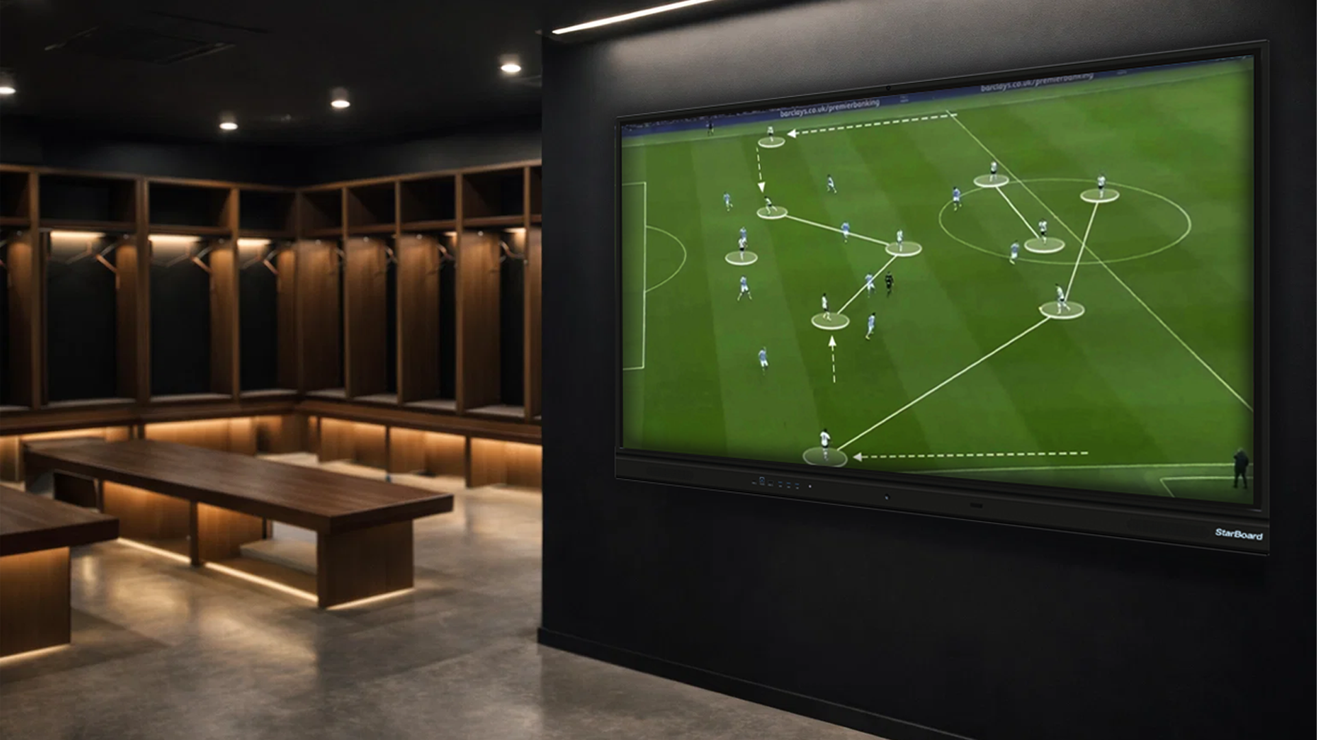 StarBoard nella Pages Lounge del Cesena Calcio