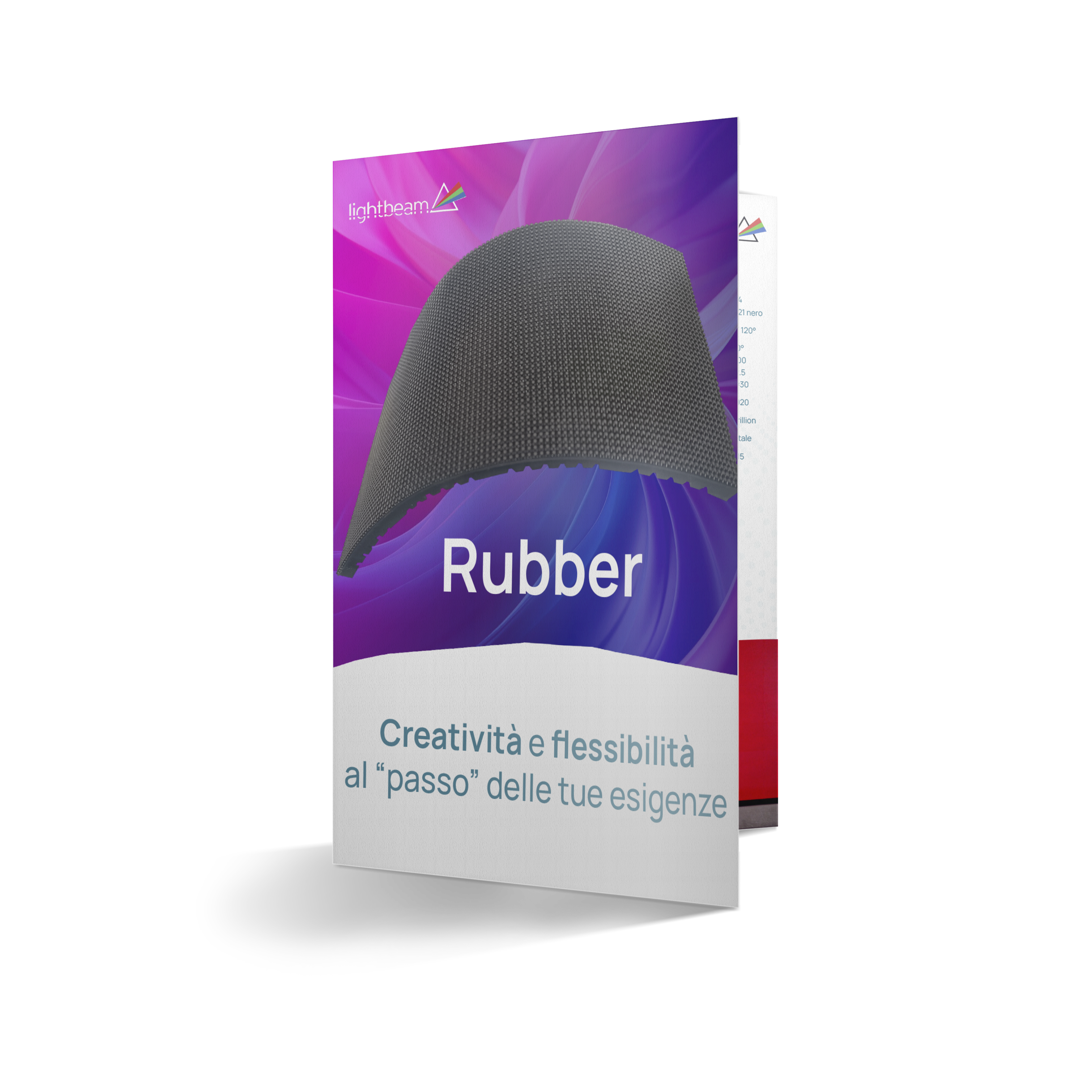 Copertina brochure Lightbeam Rubber