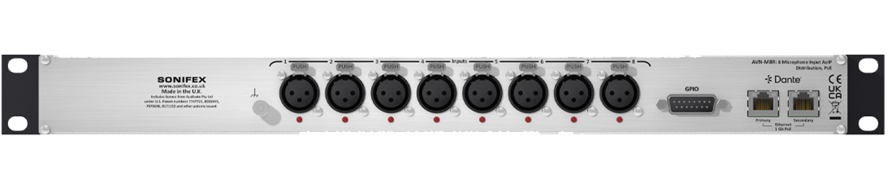 Sonifex AVN-M8R back