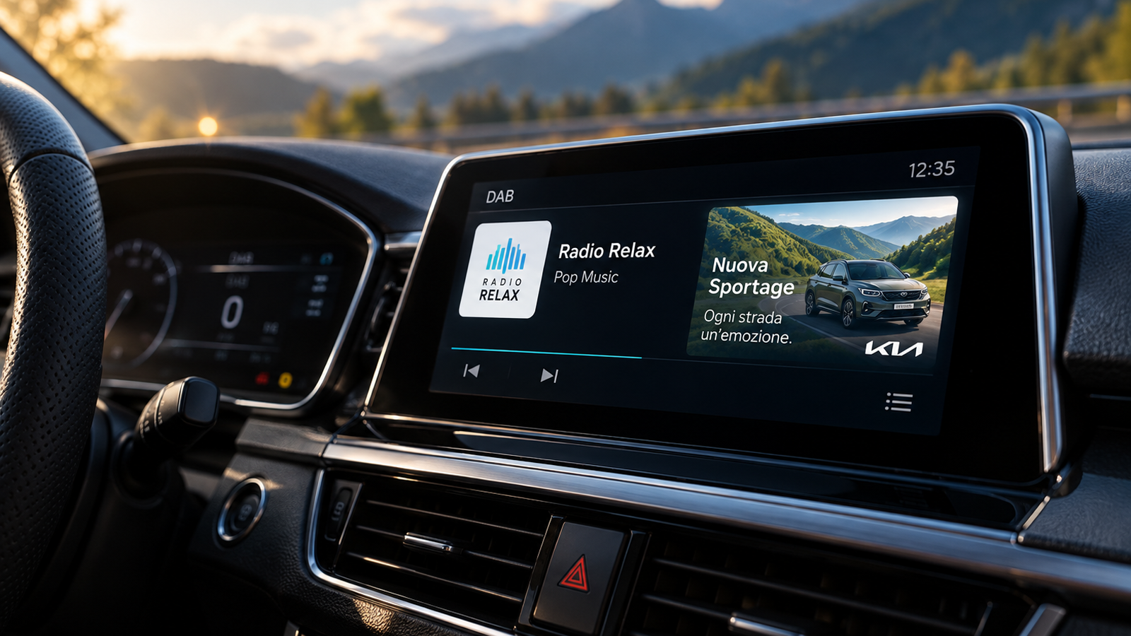 DAB Advertising, visual advertising per radio DAB
