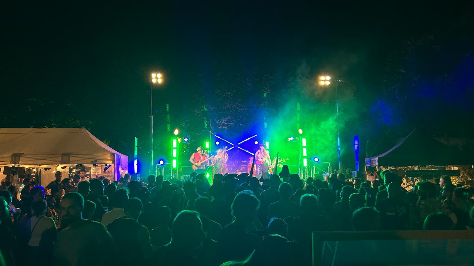 92 Decibel durante il Festival Pirati del Lago d'Orta