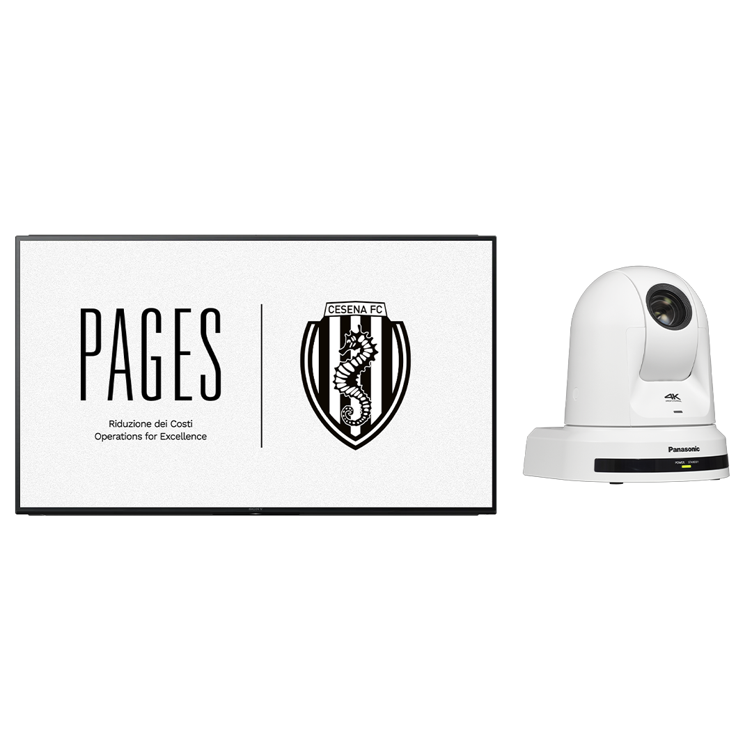 Monitor hospitality e telecamere PTZ