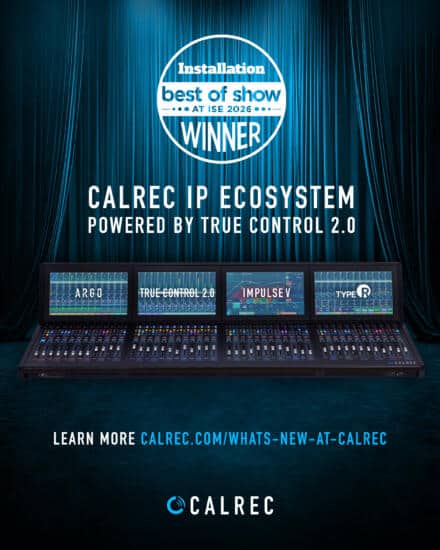 ISE 2026 Best of Show Award - Calrec