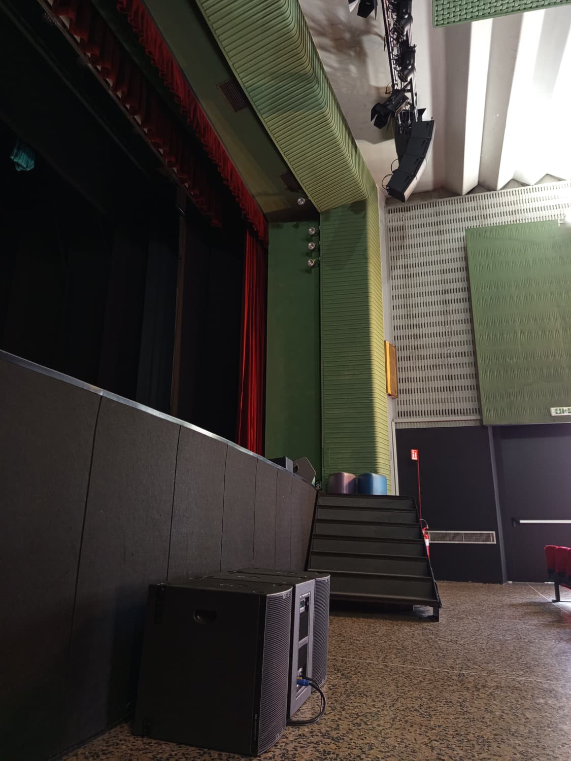 Impianto SE Audiotechnik utilizzato dal service