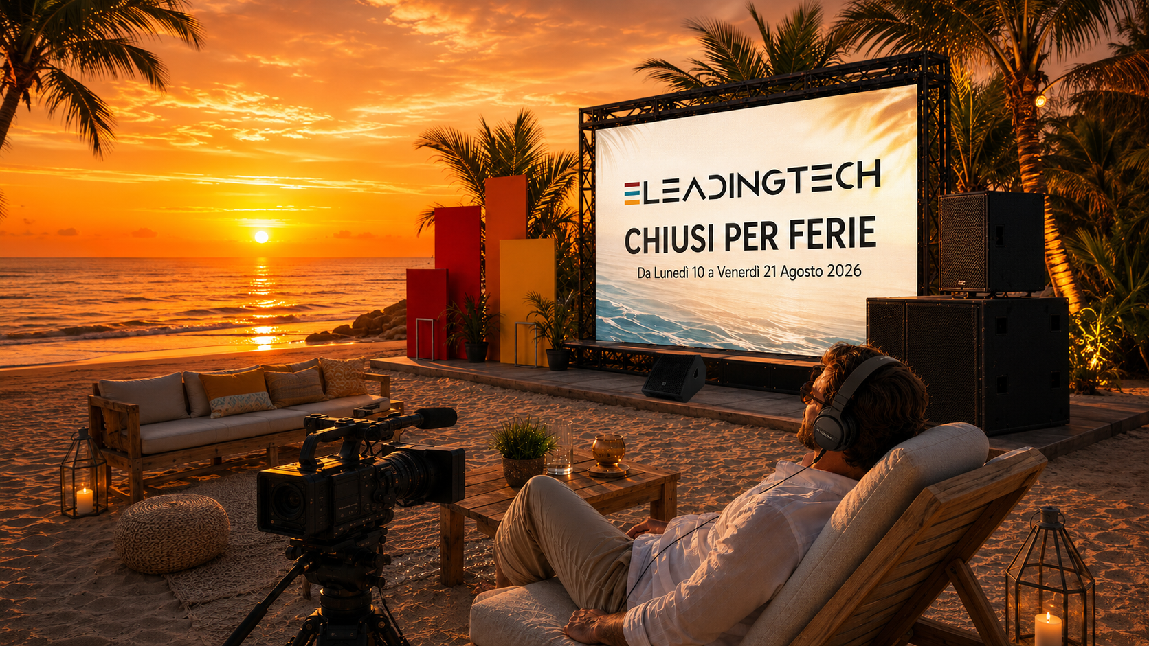 Leading Technologies - Chiusura estiva dal 10 al 21 agosto 2026
