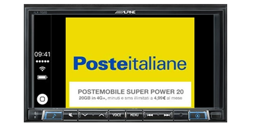 Esempio di pubblicità visuale DAB