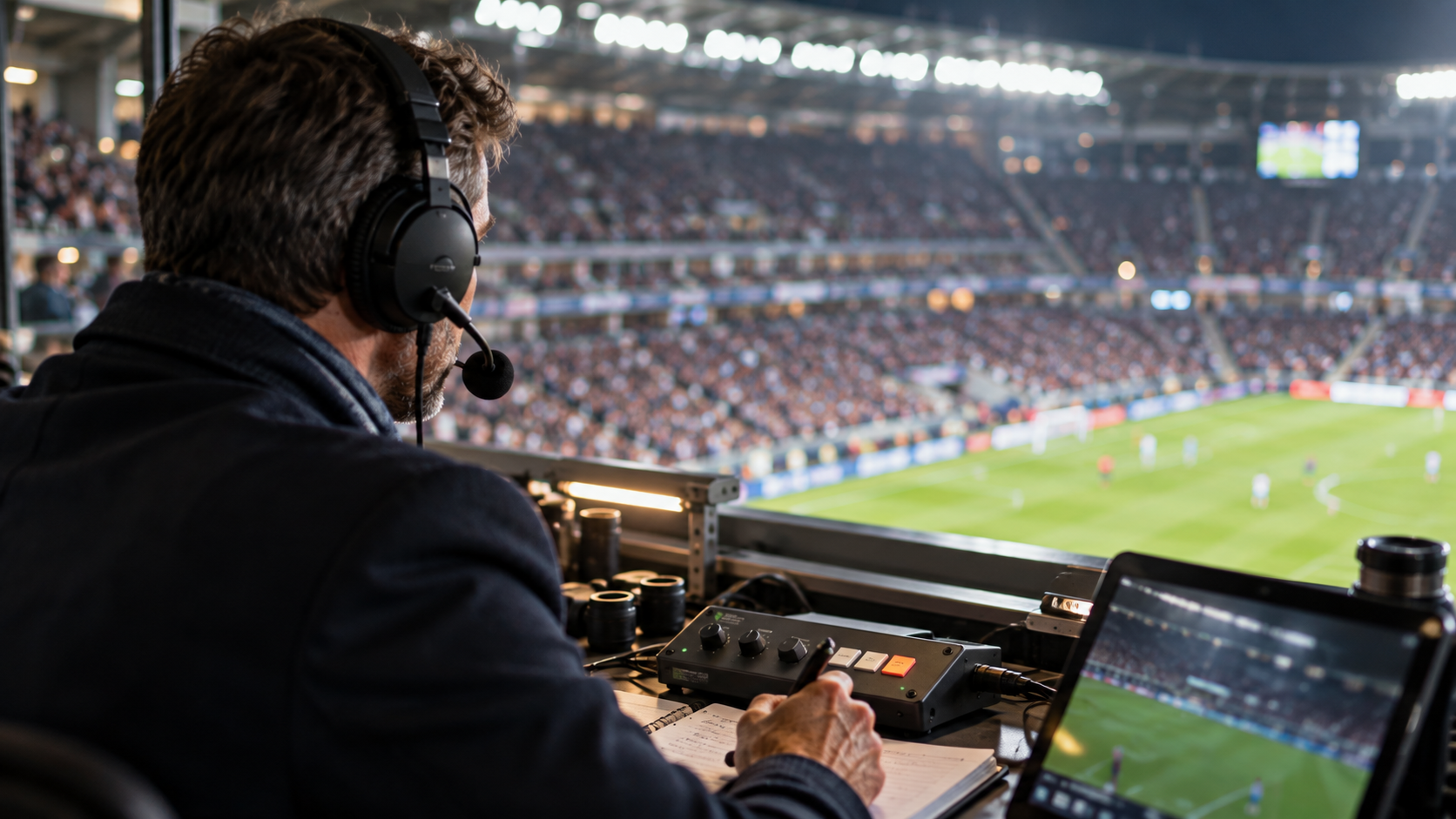 Broadcast audio e commentary